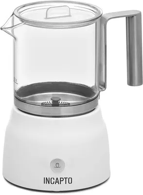 Productafbeelding van Automatische melkopschuimer 100-150 ml - wit - cappuccinator - perfect voor warme dranken