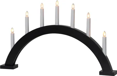 Produktbild von Star Trading 230-32, Leichte Dekorationsfigur, Schwarz, IP20, Weiß, 7 Glühbirne(n), E10