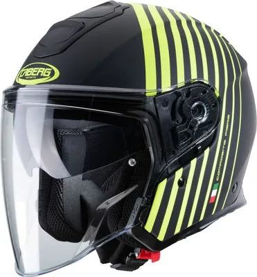 Obrázok produktu pre Prilba Caberg Flyon Bakari jet, čierna/žltá, M (57/58)