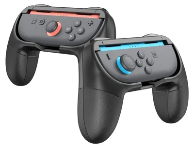 Produktbild von FINTIE Grip Kompatibel mit Nintendo Switch 2 (2025) Joy-Con - [2 Stück] Ergonomisches Design Verschleißfeste Komfort Griff Kit Griffhalter Kompatibel mit Switch Konsole Joy-Con Controller, Schwarz