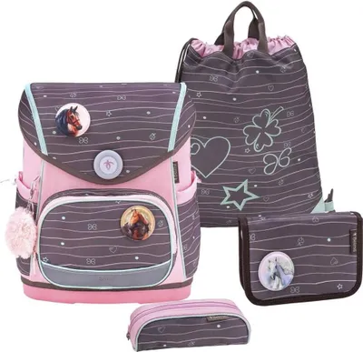 Produktbild von Belmil Compact Plus Premium Schulranzen Set 5-teilig "Mint"