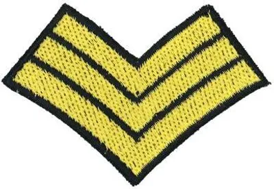 Produktbild von Aufnäher Patches Abzeichen Marine 3 Streifen Gr. ca. 7,3 x 5,1 cm 07532