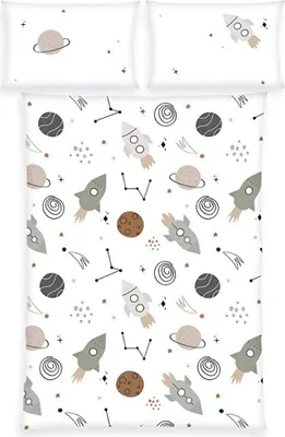 Produktbild von HERDING babybest® Bettwäsche - Weltall - flanell