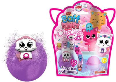 Produktbild von Simba Badewanne Wasser Badebombe Baff Bombz CupCakeCats Surprise 1 von 6 105950570