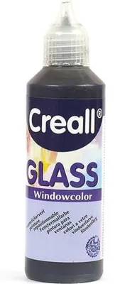 Produktbild von Creall Fensterfarbe Schwarz – 80 ml