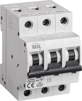 Immagine prodotto di Interruttore Kanlux KMB6-B32/3 3P, B, 32 A, 6 kA
