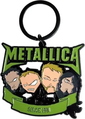 Immagine prodotto di Portachiavi con testa dei Metallica dal 1981