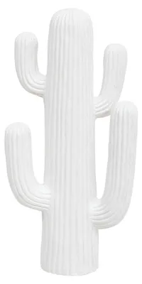 Produktbild von Dekorative Figur Kaktus weiß RODRIGO, 58 cm
