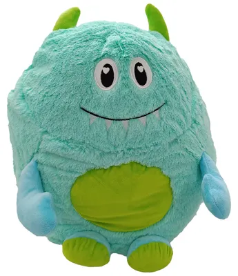 Produktbild von Monster Kuschelkissen 35 x 40 cm Mint Kinder Dekokissen Zierkissen Autokissen