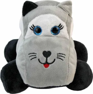 Produktbild von Plüsch Katze als Auto - ca. 15 cm