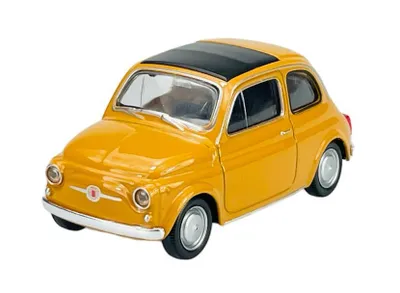 Immagine prodotto di Welly, Fiat Nuova 500, giallo, scala 1:43, modello in metallo, nuovo, confezione originale, codice prodotto: 44002