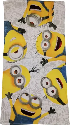 Obrázok produktu pre Plážová osuška Minions 2 Friends 70 x 140 cm, 100% bavlna
