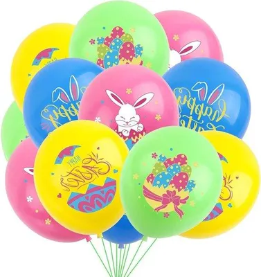 Produktbild von Ostereier-Set mit Osthasen, Ostballons und Weihnachtsdekorationen