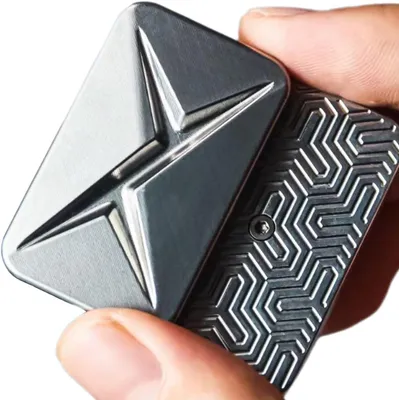 Obrázek produktu pro Lightning Infinite: Kovový magnetický fidget slider, haptický fidget spinner, hračka pro dospělé, pomůcka proti úzkosti