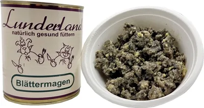 Produktbild von Lunderland Blättermagen 800g Einzelfuttermittel für Hunde und Katzen 100 % Blättermagen vom Rind