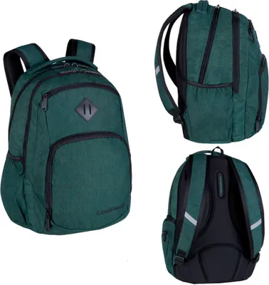 Produktbild von Schulrucksack mit zwei Fächern CoolPack Break 30L SNOW GREEN, E24022