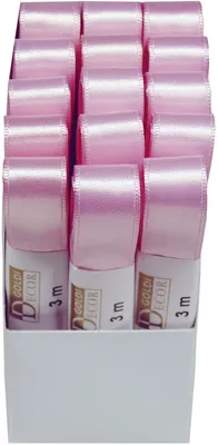 Produktbild von Rosa Satin Geschenkband 15mm x 3m