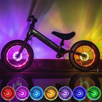 Produktbild von LED Fahrradschlauchlicht - 7 Farben & 18 Lademodi - Wasserfest & Stil für Nachtfahrer
