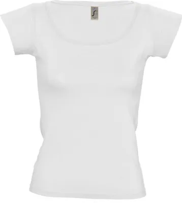 Produktbild von Girl Boatneck Shirt weiß S