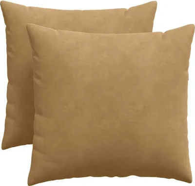 Obrázok produktu pre vidaXL Vankúše na pohovku, 2 ks, hnedé, 50 x 50 cm, manšestr