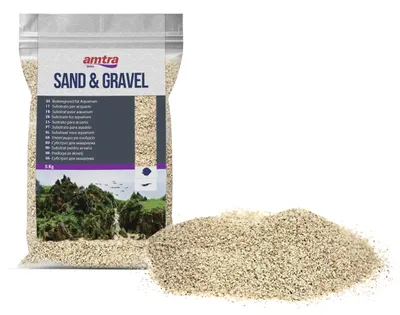 Imagen del producto de Amtra Ivory White Quartz: arena de cuarzo blanco de la más alta calidad, ideal para acuarios de agua dulce o salada