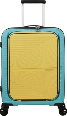 Image de American Tourister trolley pour ordinateur portable Airconic Spinner 55 / 20 Frontl. 15.6" Trolley Surf Blue / Yellow turquoise