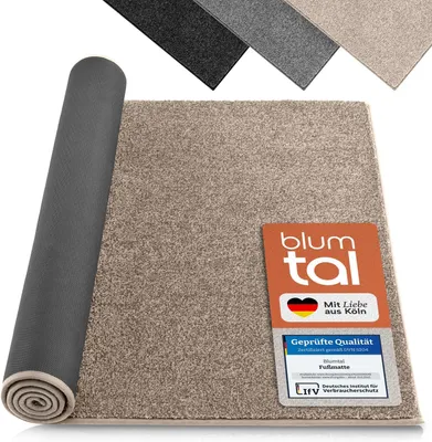 Productafbeelding van Blumtal Vuilvanger Mat Thora 80x120cm Beige, antislip, wasbaar