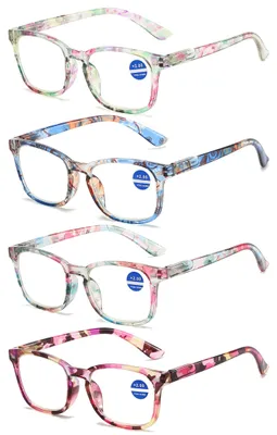 Produktbild von Blaulichtfilter-Lesebrille – Katzenaugenform – 4 Stück