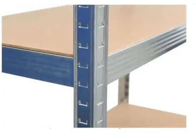 Obrázok produktu pre Rohový regál do domácnosti RAIVO 3 - strieborný
