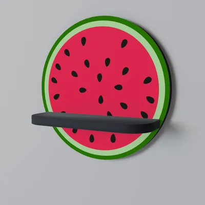 Obrázek produktu pro MATURE WATERMELON Kulatá police černá