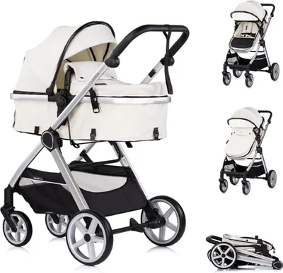 Produktbild von CHIPOLINO Vista 2-in-1-Kombikinderwagen Biscotta