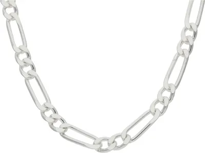 Produktbild von Figarokette Silber 925 diamantiert JL50-05-0069 JuwelmaLux 60 cm