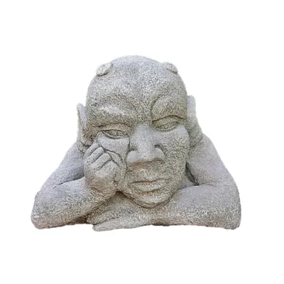 Produktbild von Schöner Kantenhocker Gargoyle aus Steinguss Frostfest Witterungsbeständig SU-856