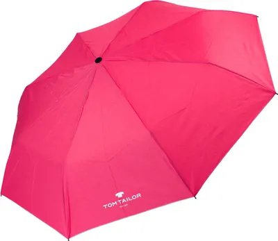 Produktbild von Tom Tailor Taschenregenschirm Auf-Zu-Automatik Stabil Pink
