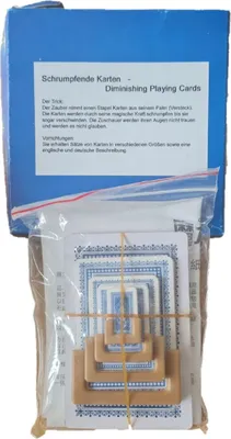 Produktbild von Schrumpfende Karten   -  Diminishing Playing Cards - Zaubertrick