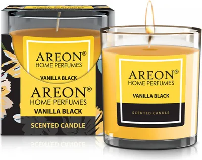Image de Original areon Premium Bien-être - Bougie Parfumée 120g - Parfum : Vanilla Black