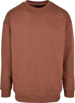 Produktbild von Build Your Brand BY075 | Herren Sweat Crewneck - Farbe: Bark - Größe: XL