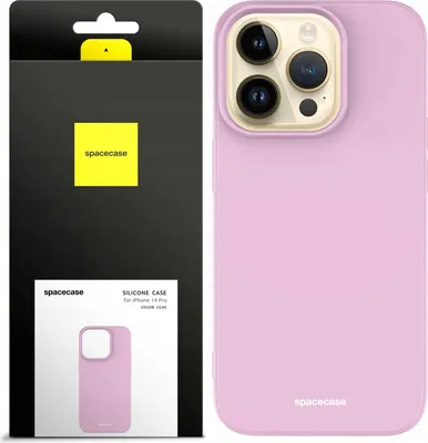 Image de Coque en silicone SPACECASE Coque en silicone pour iPhone 14 Pro Max Rose