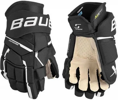 Produktbild von BAUER Supreme M5 PRO Handschuhe Senior, Größe:14 Zoll, Farbe:schwarz/weiß