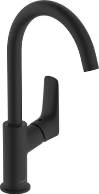 Image de hansgrohe Logis Mitigeur de lavabo, bec pivotant, ComfortZone210, sans garniture découlement, saillie 154mm, 71131670