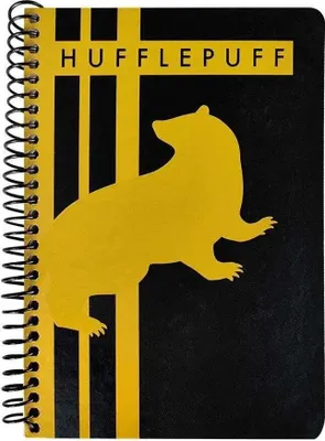 Produktbild von Harry Potter - "Wizarding World" Hufflepuff-Notizbuch, A5 CD1658 (Einheitsgröße) (Schwarz/Gelb)