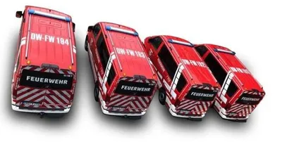 Produktbild von Herpa 953023 - 1/87 MAN TGE Bus "Feuerwehr Dippoldiswalde"; Dachkennung 192 -Neu