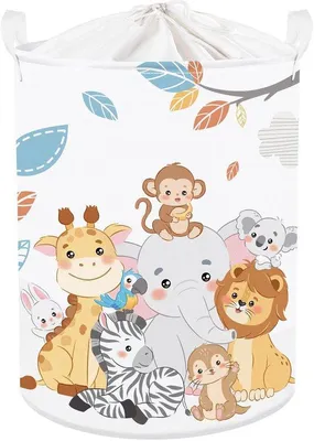 Image de Panier à linge pour enfants avec poignée, vert olive, 36 x 45 cm, pliable