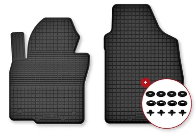 Immagine prodotto di Tappetini anteriori in gomma a vasca per MG 4 dal 2022 hatchback con clip – Wielganizator Semi-Universal