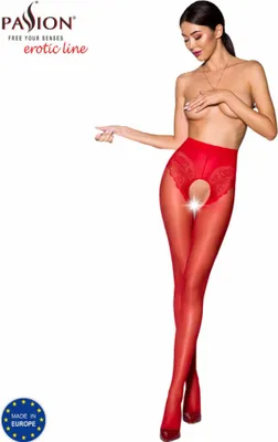 Imagen del producto de Passion - Tiopen 006 Medias Rojo 3/4 30 Den