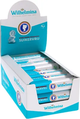 Produktbild von Wilhelmina Pfefferminz zuckerfreies veganes Brötchen (24x 37gr)