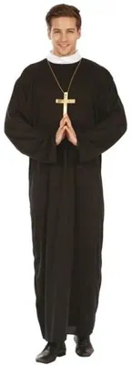 Image de Costume de prêtre pour adultes, taille unique - Godan