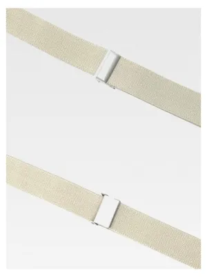 Produktbild von Herren Jugendliche 2,5 cm Y-Form 3 Clips Hosenträger und Fliege 2 in 1 Set gestreift für Casual, Business, Party und Hochzeit