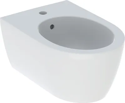 Image de Geberit GE iCon, bidet mural, hauteur : 53 cm, avec trop-plein, blanc