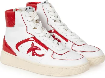 Zdjęcie produktu dla Pinko "Harlow Basket" buty sportowe - 1H20YR Y7L9 - Czerwony- Rozmiar: 36(EU)